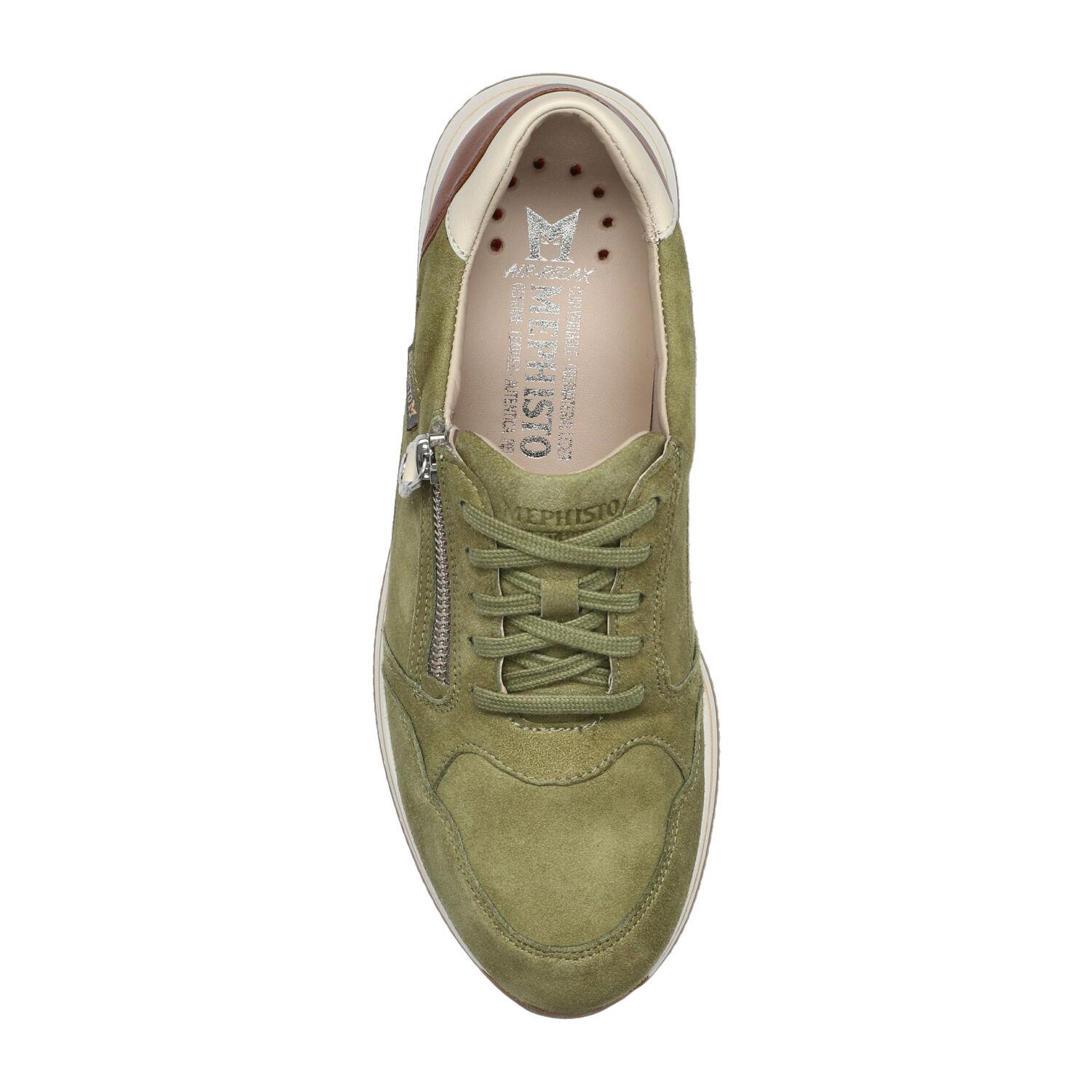 lacets femme modèle Leenie kaki - Mephisto